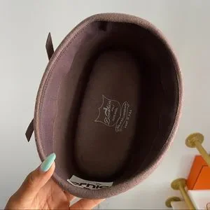 Beautiful Vintage Brown Doeskin Felt 100% Wool Pill Box Hat Geo W Bollman Co Inc Vintage | Accessories | Beautiful Vintage Brown Doeskin Felt  main image 3